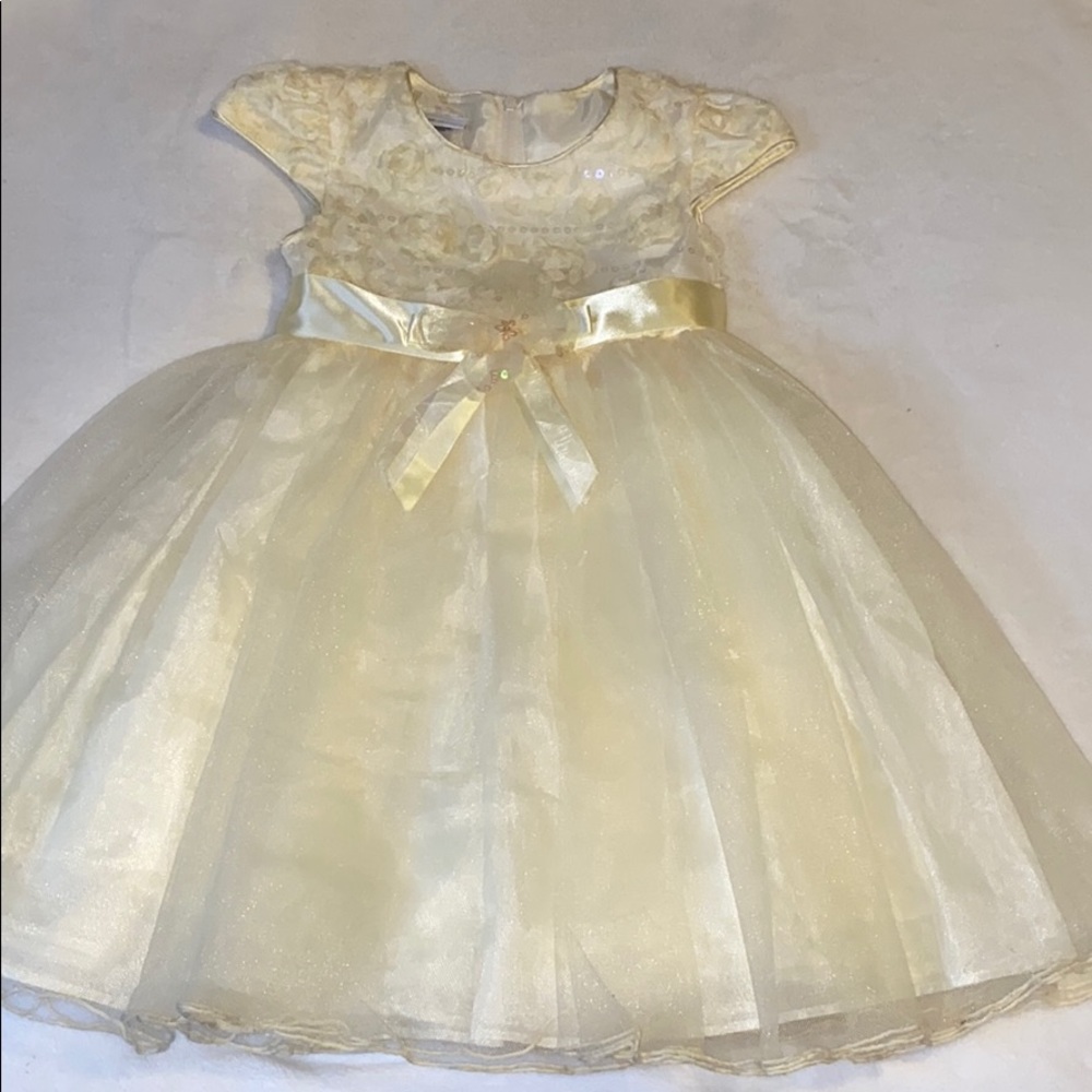 YELLOW PARTY DRESS